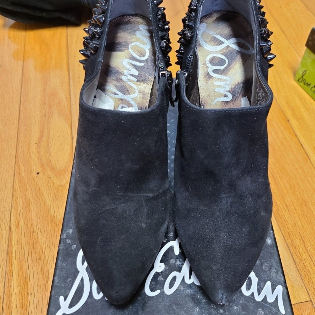 Sam Edelman Studded Black Booties
